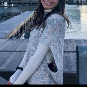 BDG multicolored fuzzy sweater vest